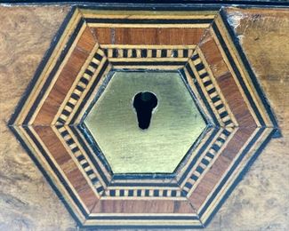 Antique 1800s Burl wood box