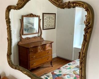 Vintage Hollywood Regency mirror