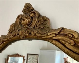 Vintage Hollywood Regency mirror