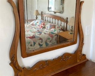 Antique dresser with mirror