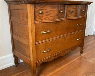 Antique dresser with mirror