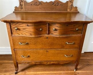 Antique dresser with mirror