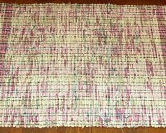 Vintage hand-made rag rugs