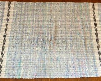 Vintage hand-made rag rugs