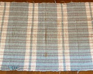 Vintage hand-made rag rugs