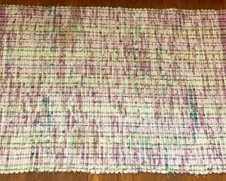 Vintage hand-made rag rugs