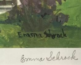 "Airing the Quilts" numbered print 161/500 by Emma Schrock