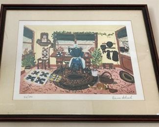 "Do Not Disturb" numbered print 82/500 by Emma Schrock