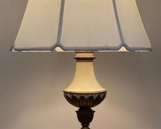 Mid-century Art Nouveau metal lamp