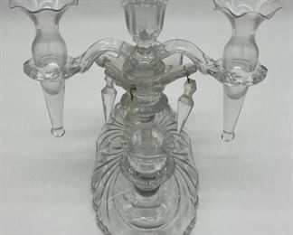 Vintage Cambridge glass "Caprice" candelabra