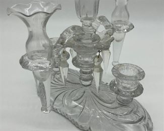 Vintage Cambridge glass "Caprice" candelabra
