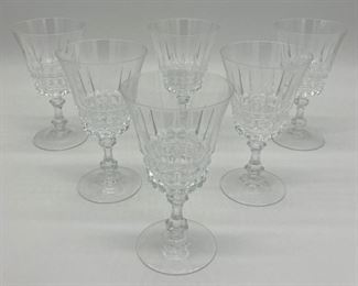 Cristal D'Arques 'Tuilleries Villandry" (set of 7)