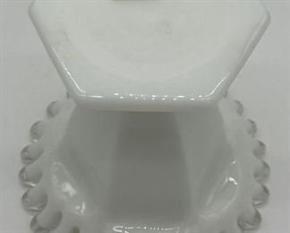 Fenton Silver Crest ruffled rim vase