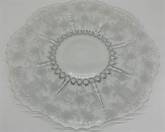 Vintage Viking glass "Prelude" serving tray