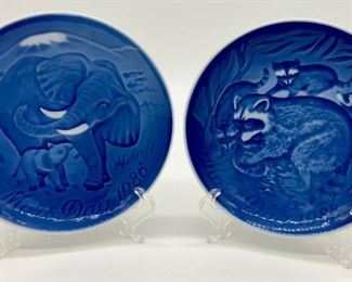 B&G Denmark Copenhagen Porcelain Mother's Day decorative plates