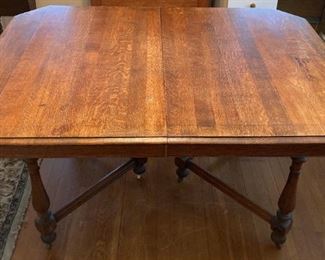 Antique oak dining table