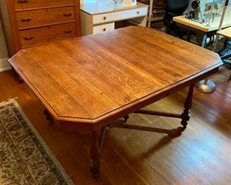 Antique oak dining table