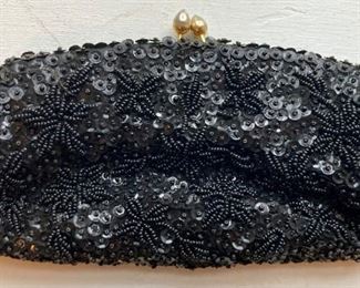 Vintage sequined clutch