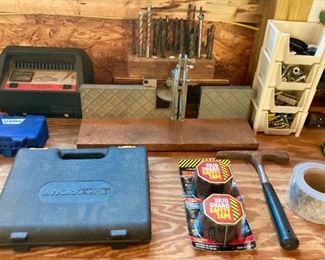 Assorted hand tools and accessories