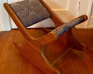 Antique birthing chair