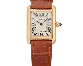 26
A Tiffany & Co. Heart Shaped Diamond Pendant Necklace
18k white gold; Stamped: 750 / Tiffany & Co. / AU
Set with thirty-one round full-cut diamonds totaling approximately 0.60ct. in weight and graded E-F color and VS clarity
0.375" Dia x 16.0" L
3.4 grams
Estimate: $500 - $700