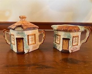 $15. Keele Street Pottery Cottageware Creamer & Sugar