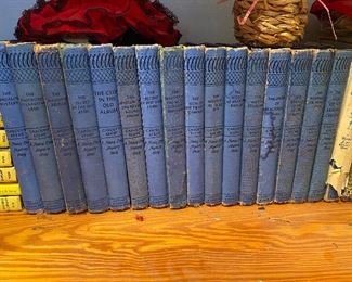37 Nancy Drew Books - Blue Covers are 1930s. Would like to sell all together for $150.