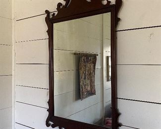 $75. (M4) Beautifully framed mirror. Antique or Extra Vintage! Measures 23" x 36". 
