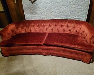 over 7'L vintage couch