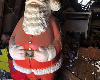 This is how we found Santa, waiting to be discovered!