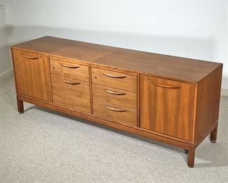 JENS RISOM CREDENZA  |   
no apparent branding or signature, l. 75 x w. 21 x h. 27.5 in.