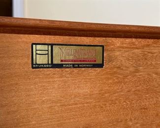 MELLEMSTRANDS "KROBO" BENCH  |  
Ridged low bench made in Norway, signed "mellemstrands" - l. 79 x w. 14.5 x h. 13.5 in.