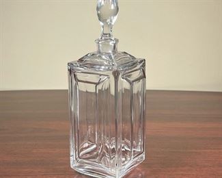 BACCARAT DECANTER  |  
Of small size, - w. 3.5 x h. 9.25 in.
