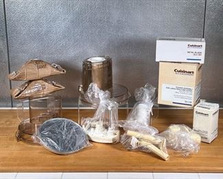 MISC. CUISINART ACCESSORIES  |
Cuisinart food processor accessories including blades, whisk, and others