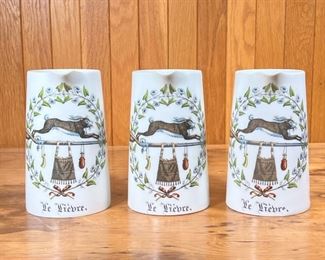 (3pc) D'AUTEUIL PITCHERS  |
h. 6 1/2 in.