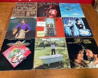 Billy Swan Linda Ronstadt Glen Campbell Loggins Messina Bellamy Brothers Champagne Jam Vinyl
