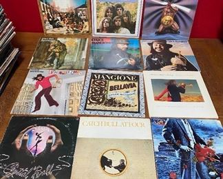 Chuck Mangione Jethro Tull Yes Rubicon White Witch Electric Light Orchestra Styx Vinyl LPs