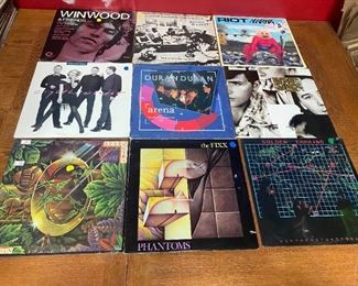 Duran Duran Simple Minds Winwood Golden Earring Riot Vinyl LP