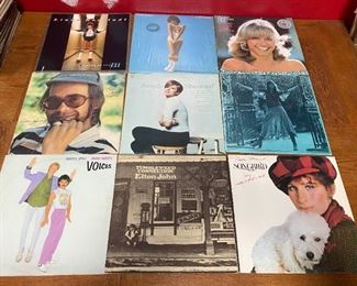 Elton John Barbra Streisand Olivia Newton John Carly Simon Hall Oates Linda Ronstadt Vinyl