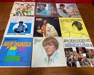 Elvis Jan Dean Hermans Hermits Connie Francis The Young Rascals Vinyl LP