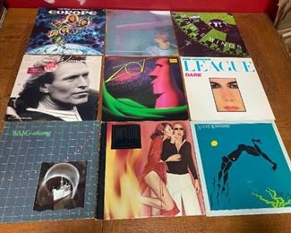 Europe Pet Shop Boys Simple Minds Steve Winwood Avon Welch Wang Chun Vinyl LP