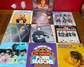 Frankie Valli The Four Seasoms The Monkees Bobby Hebb Neil Diamond Everly Brothers Vinyl LP