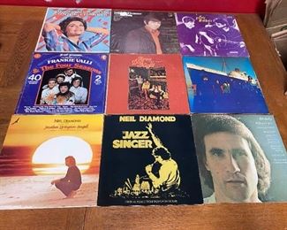 Frankie Valli Neil Diamond Bill Medley Bobby Goldsboro Connie Francis Vinyl LPs