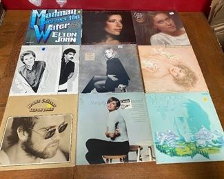 Hall Oates Elton John Barbra Streisand Carly Simon Bernadette Peters Vinyl