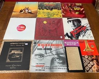 Herb Alpert Signed Latin Hits Jennifer Lopez Sergio Memdes Vinyl LP