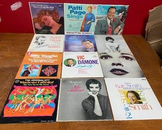 Jackie Gleason Kate Smith Julie Andrews Billy Vaughn Patti Page Vic Damone Vinyl
