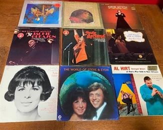 Judy Garland Al Hirt Steve Eydie Jackie Gleason Kate Smith Julie Andrews Vinyl