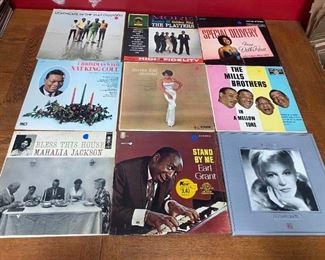 Nat King Cole The Mills Brothers Peggy Lee Della Reese The Platters Vinyl