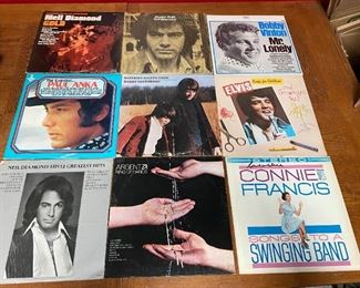 Neil Diamond Argent Connie Francis Elvis Bobby Goldsboro Bobby Vinton Vinyl LP