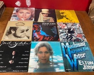Neil Sedaka Olivia Newton John Elton John Barbra Streisand Kenny G Hall Oates Vinyl